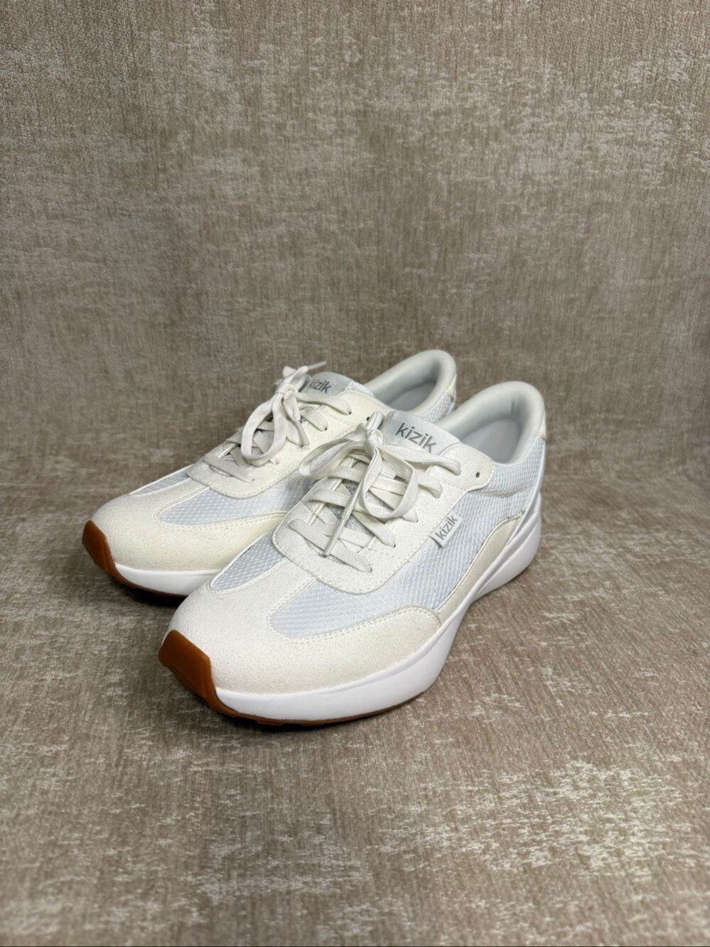 Kizik Women's Charlotte Mesh Hands Free Slip On Sneakers Bright White Size 9.5